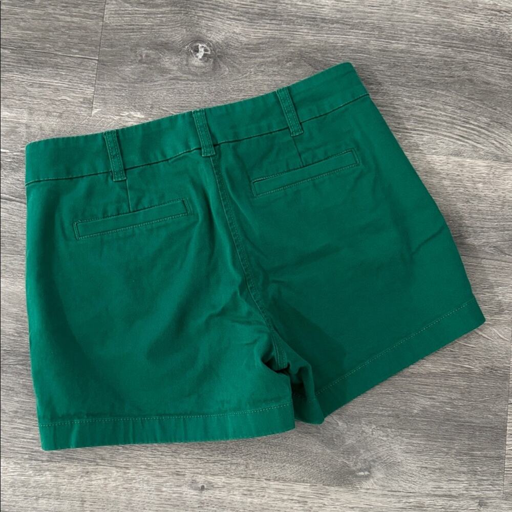J. Crew Green Chino 4" Inseam Short Size 2 - Picture 2 of 6